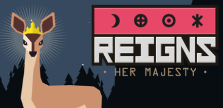 Image from the video game "Reigns: Her majesty"